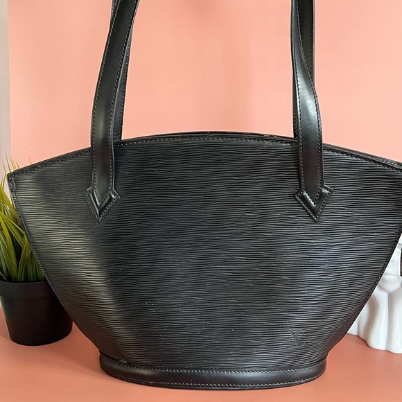 Louis Vuitton Handbags - LOUIS VUITTON Black Epi Leather Saint Jacques PM Tote Size EUC